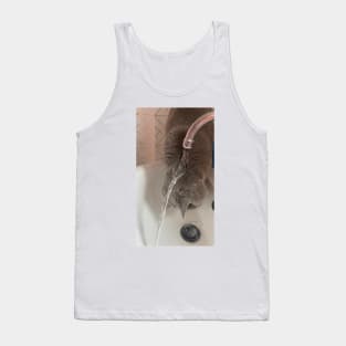 Waterproof Cat (no text) Tank Top